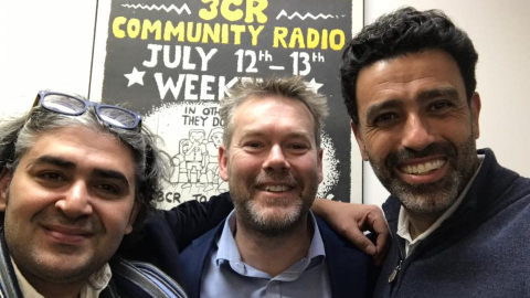 L-R: Yousef Alreemawi, Robert Martin, and Nasser Mashni
